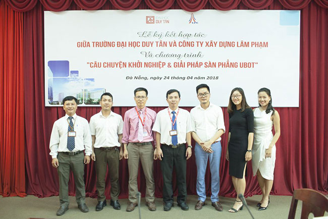 Công ty Xây dựng Lâm Phạm ký kết hợp tác với Đại học Duy Tân 3