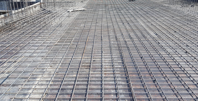 Lắp đặt thép gia cường