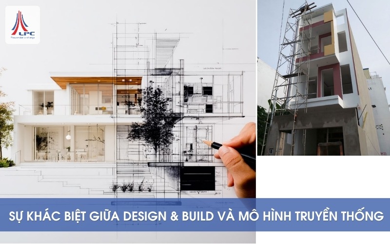 Sự khác biệt giữa Design & Build và mô hình truyền thống
