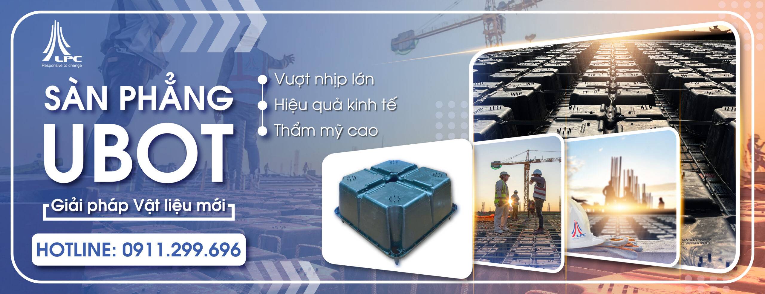 Sàn phẳng Ubot - Giải pháp vật liệu mới