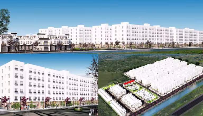 KHU NHÀ Ở CÔNG NHÂN XÃ HỒ ĐẮC KIỆN