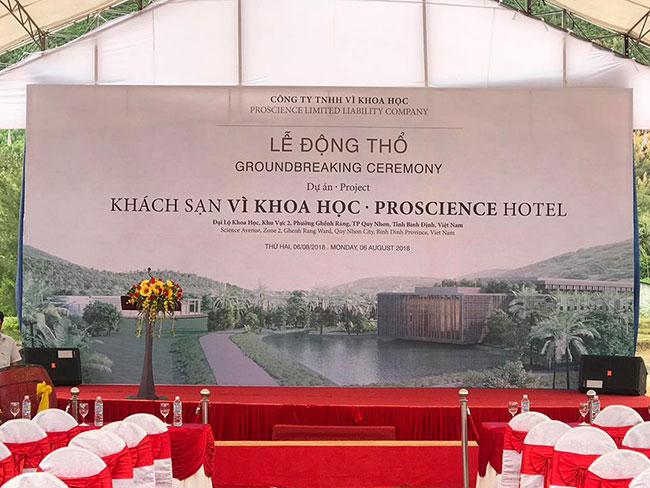 Tư vấn thiết kế kiến trúc khách sạn Proscience Hotel “Vì Khoa học”